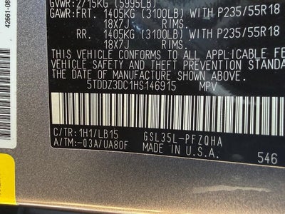 2017 Toyota Sienna XLE