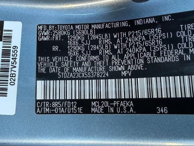 2005 Toyota Sienna CE