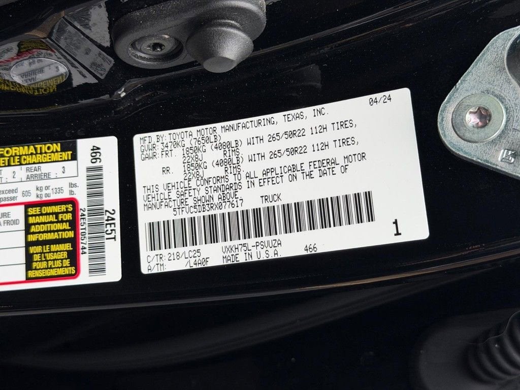 2024 Toyota Tundra 4WD Capstone Hybrid