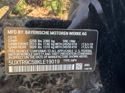 2019 BMW X3 xDrive30i