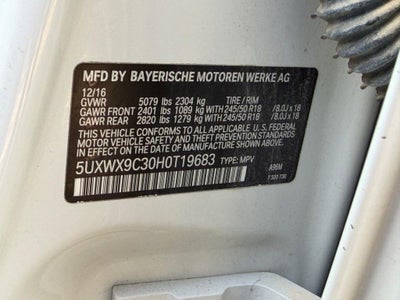 2017 BMW X3 xDrive28i