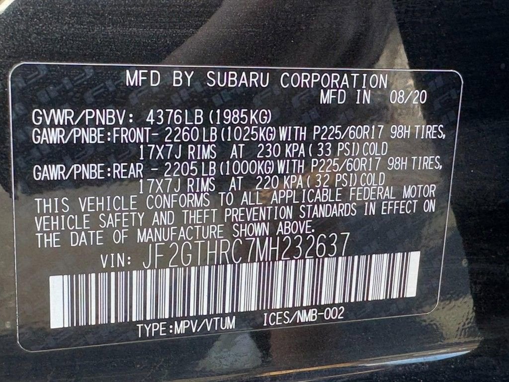 2021 Subaru Crosstrek Sport