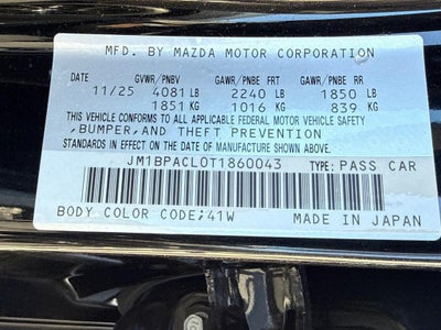 2026 Mazda Mazda3 Sedan 2.5 S Preferred