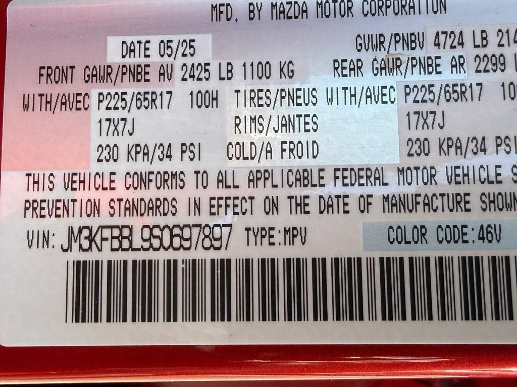 2025 Mazda Mazda CX-5 2.5 S Select Package
