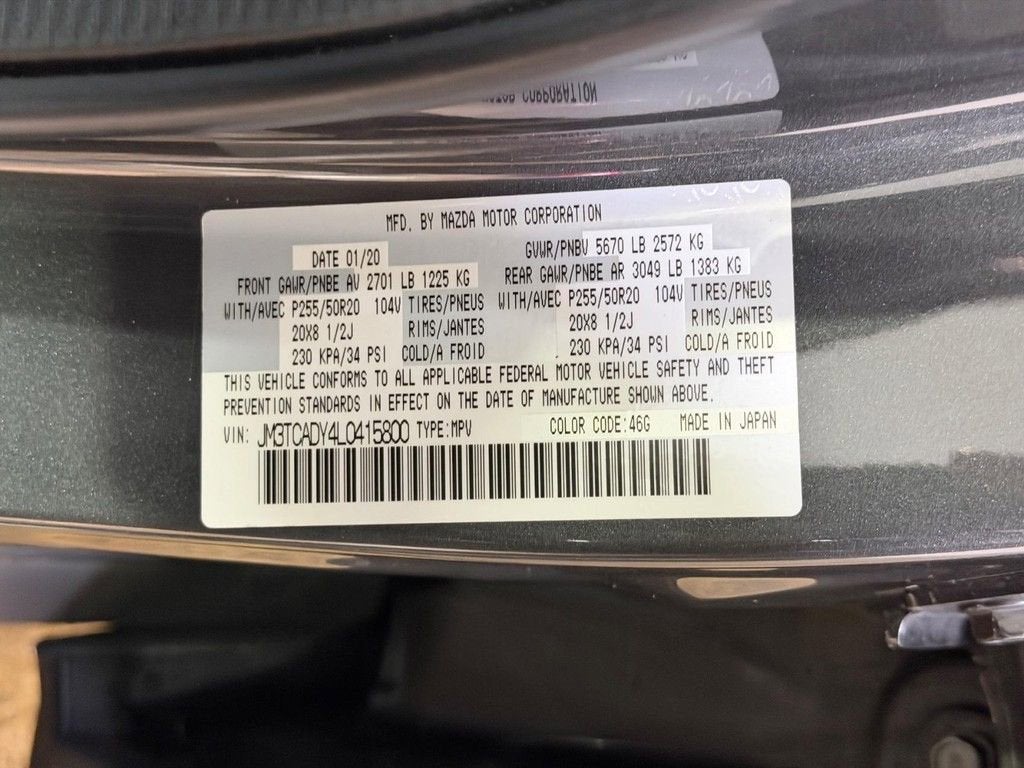 2020 Mazda Mazda CX-9 Grand Touring