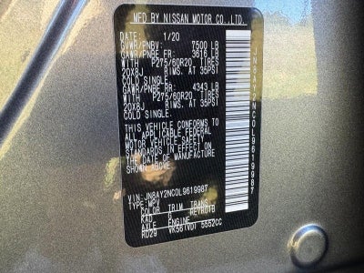 2020 Nissan Armada SL