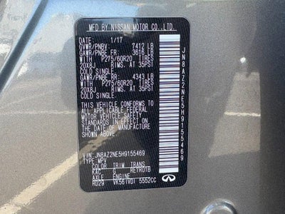 2017 INFINITI QX80 LIMITED