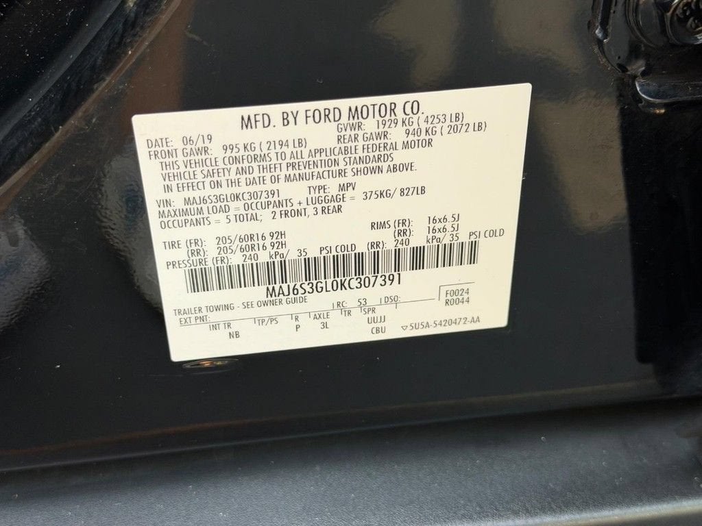 2019 Ford EcoSport SE