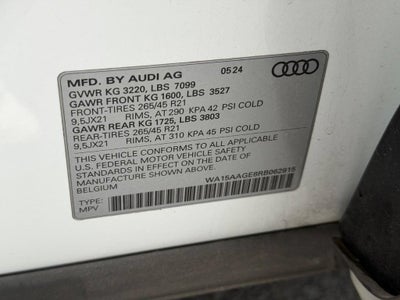 2024 Audi Q8 e-tron Premium Plus