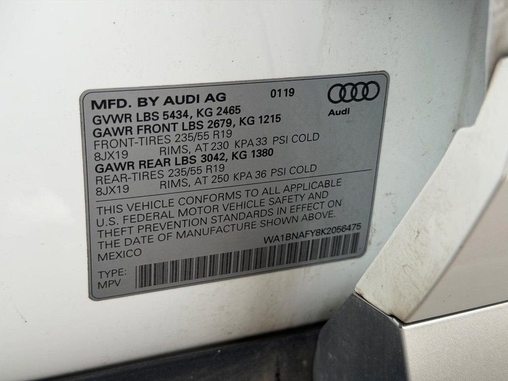 2019 Audi Q5 Premium Plus