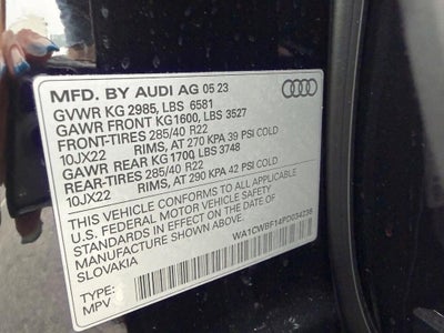 2023 Audi SQ8 Prestige