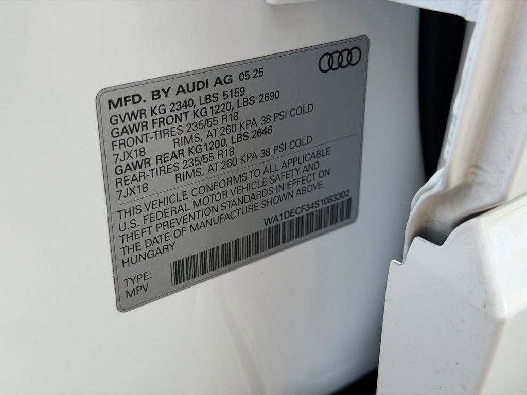 2025 Audi Q3 S line Premium
