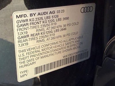 2023 Audi Q3 S line Premium