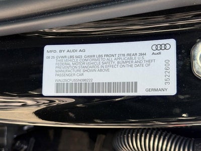 2025 Audi S5 Premium Plus