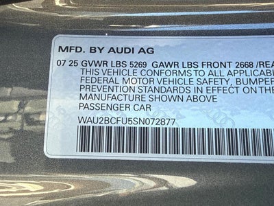 2025 Audi A5 Premium Plus
