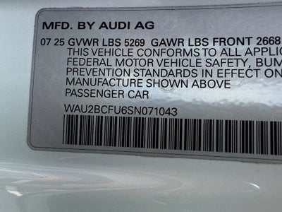 2025 Audi A5 Premium Plus