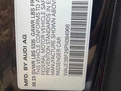 2023 Audi A6 Sedan Premium Plus