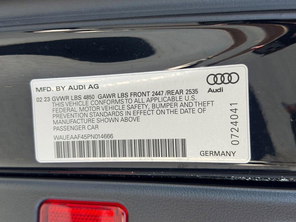 2023 Audi A4 Sedan S line Premium Plus