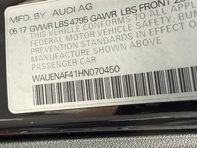2017 Audi A4 Premium Plus
