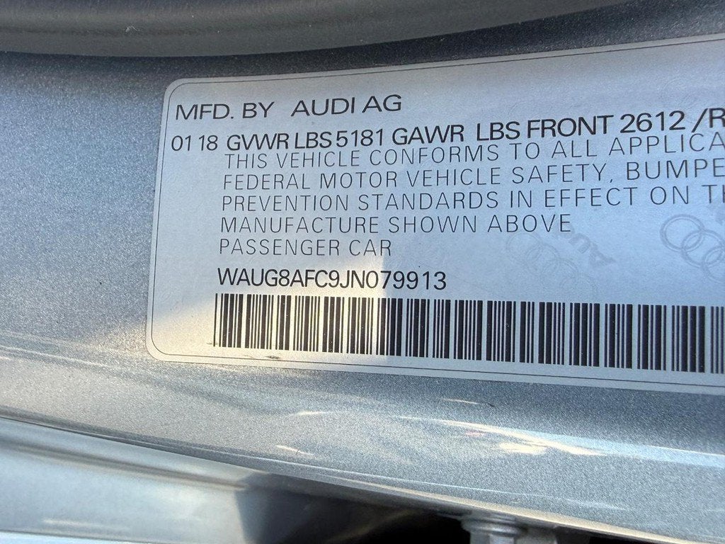 2018 Audi A6 Premium Plus