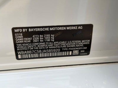 2018 BMW 3 Series 340i xDrive