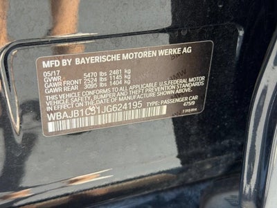 2018 BMW 5 Series 530e xDrive iPerformance