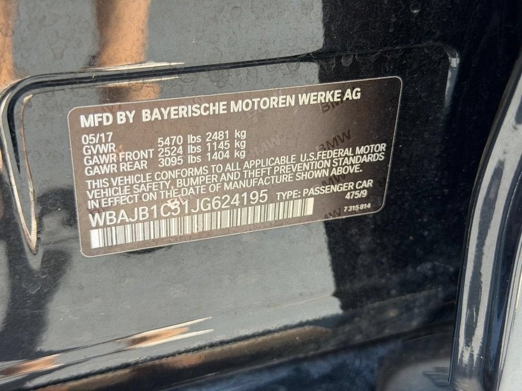 2018 BMW 5 Series 530e xDrive iPerformance