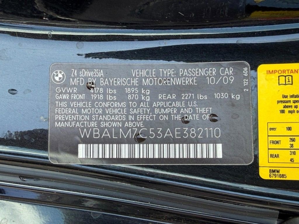 2010 BMW Z4 sDrive35i