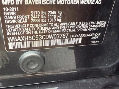 2012 BMW 5 Series 528i xDrive