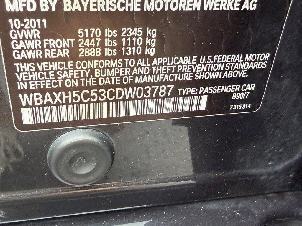 2012 BMW 5 Series 528i xDrive