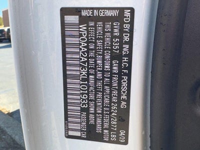 2019 Porsche Panamera 4