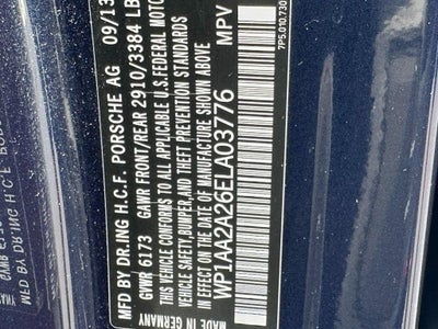 2014 Porsche Cayenne 4DR AWD TIPTRONIC