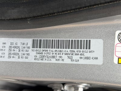 2020 RAM 1500 Limited 4x4 Crew Cab 5'7" Box