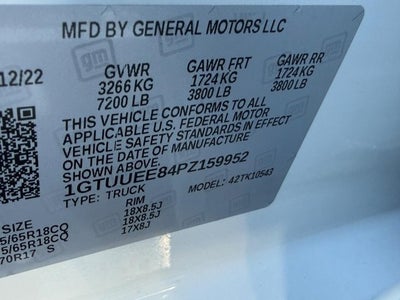 2023 GMC Sierra 1500 4WD Crew Cab 147" AT4