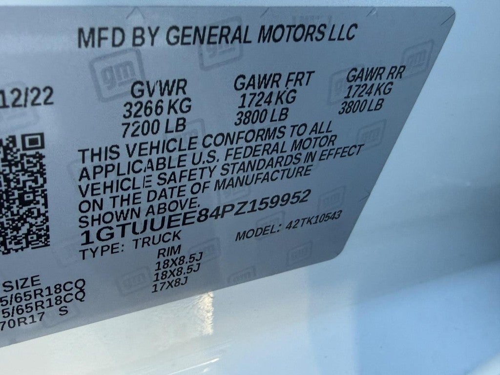 2023 GMC Sierra 1500 4WD Crew Cab 147" AT4