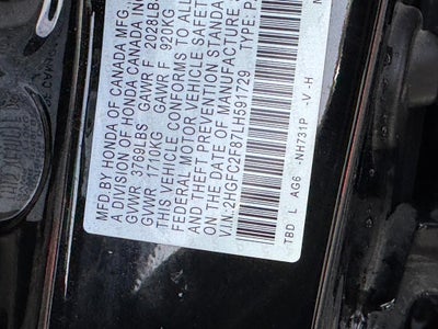 2020 Honda Civic Sedan Sport CVT