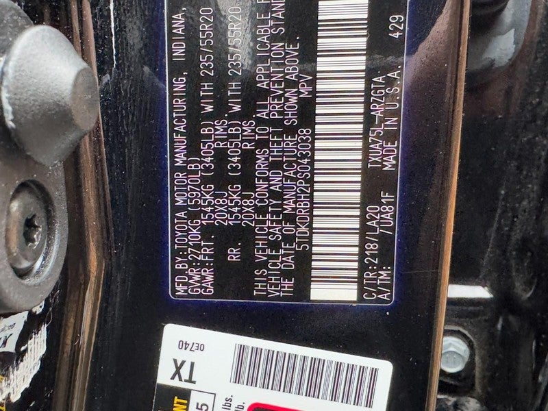 2023 Toyota Highlander AWD (Natl)