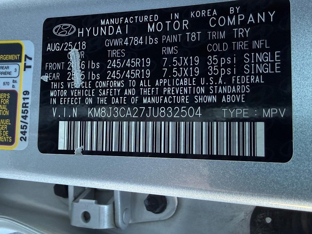 2018 Hyundai Tucson Limited AWD