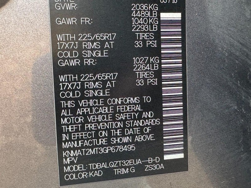 2016 Nissan Rogue FWD 4dr SV