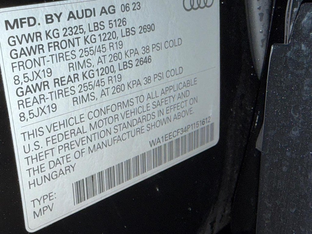 2023 Audi Q3 S line Premium Plus 45 TFSI quattro