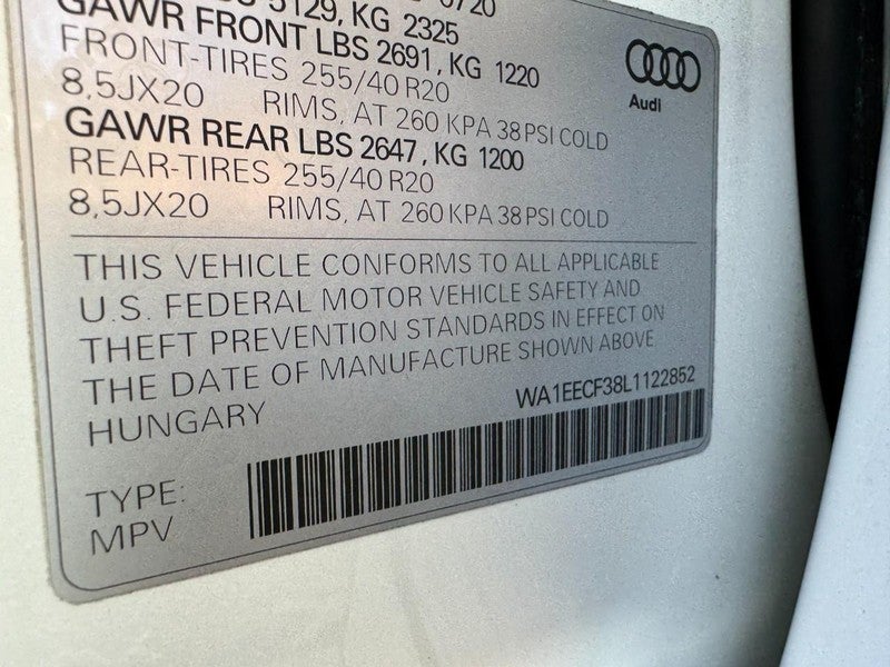 2020 Audi Q3 S line Premium Plus 45 TFSI quattro