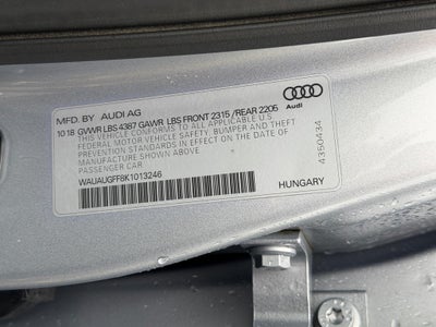 2019 Audi A3 Sedan Titanium Premium 40 TFSI