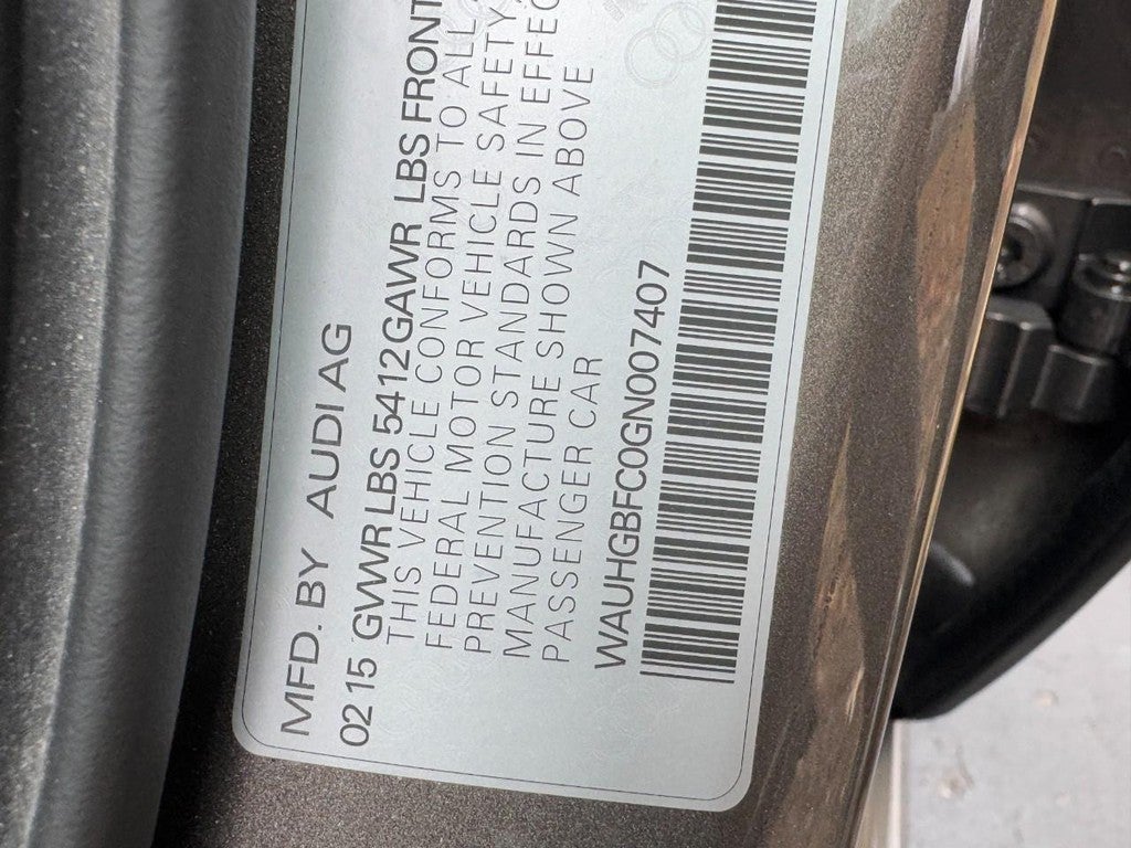 2016 Audi A6 4dr Sdn quattro 3.0T Prestige