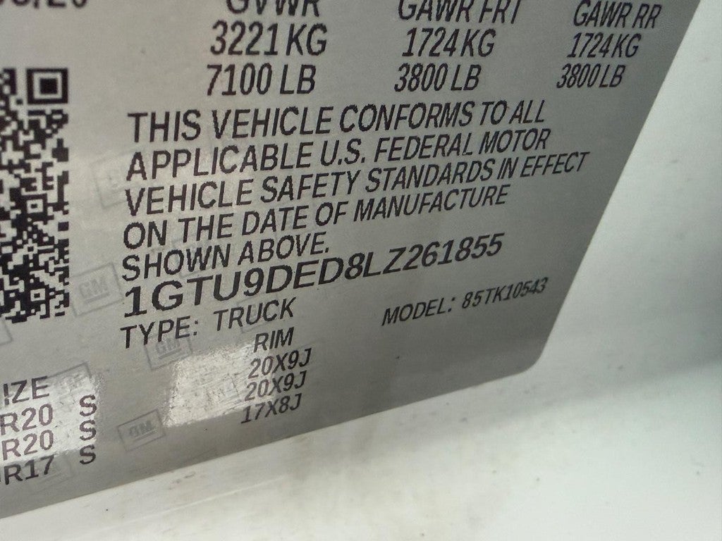 2020 GMC Sierra 1500 4WD Crew Cab 147" SLT