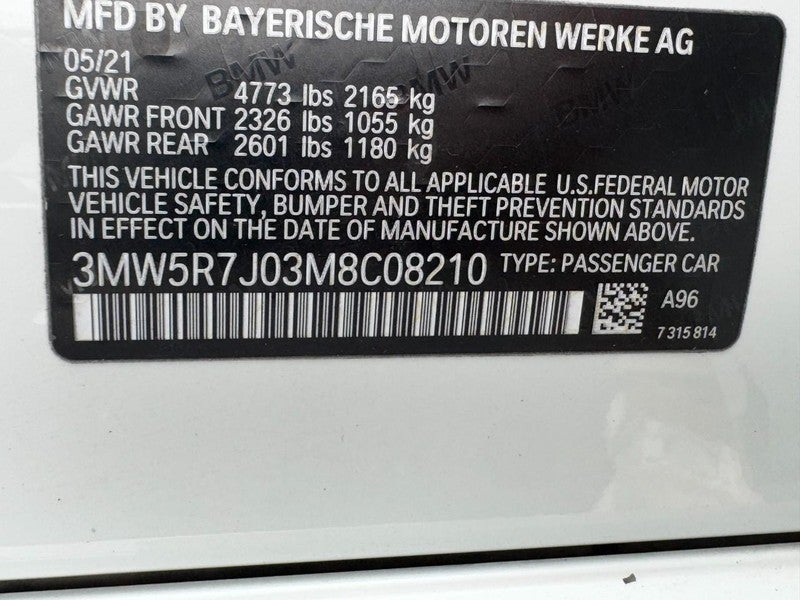 2021 BMW 3 Series 330i xDrive Sedan North America