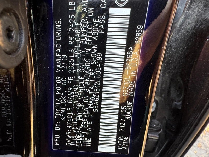 2020 Lexus ES ES 350 F SPORT FWD