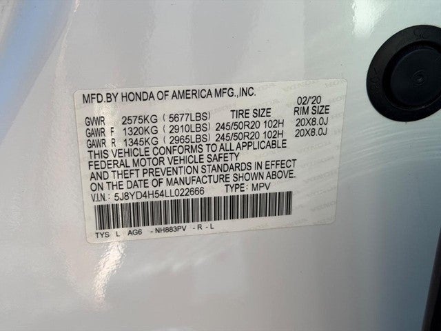 2020 Acura MDX SH-AWD 7-Passenger w/Technology Pkg