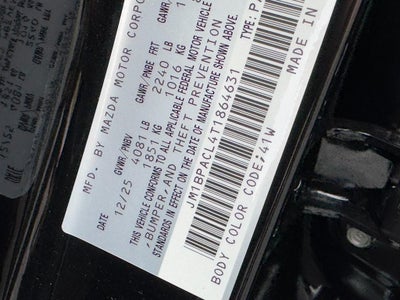 2026 Mazda Mazda3 Sedan 2.5 S Preferred FWD