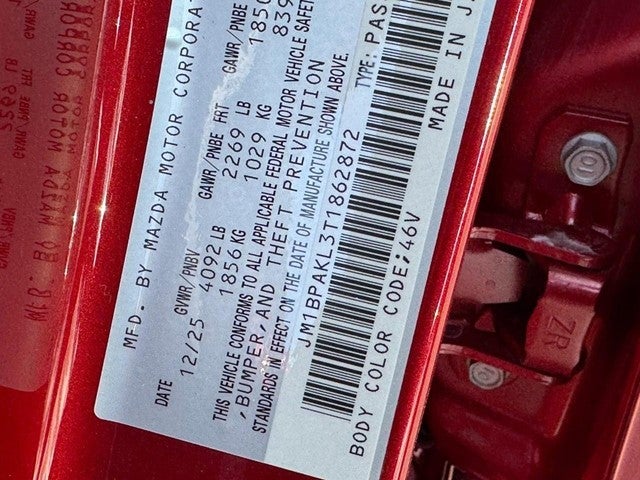 2026 Mazda Mazda3 Hatchback 2.5 S Select Sport Auto FWD