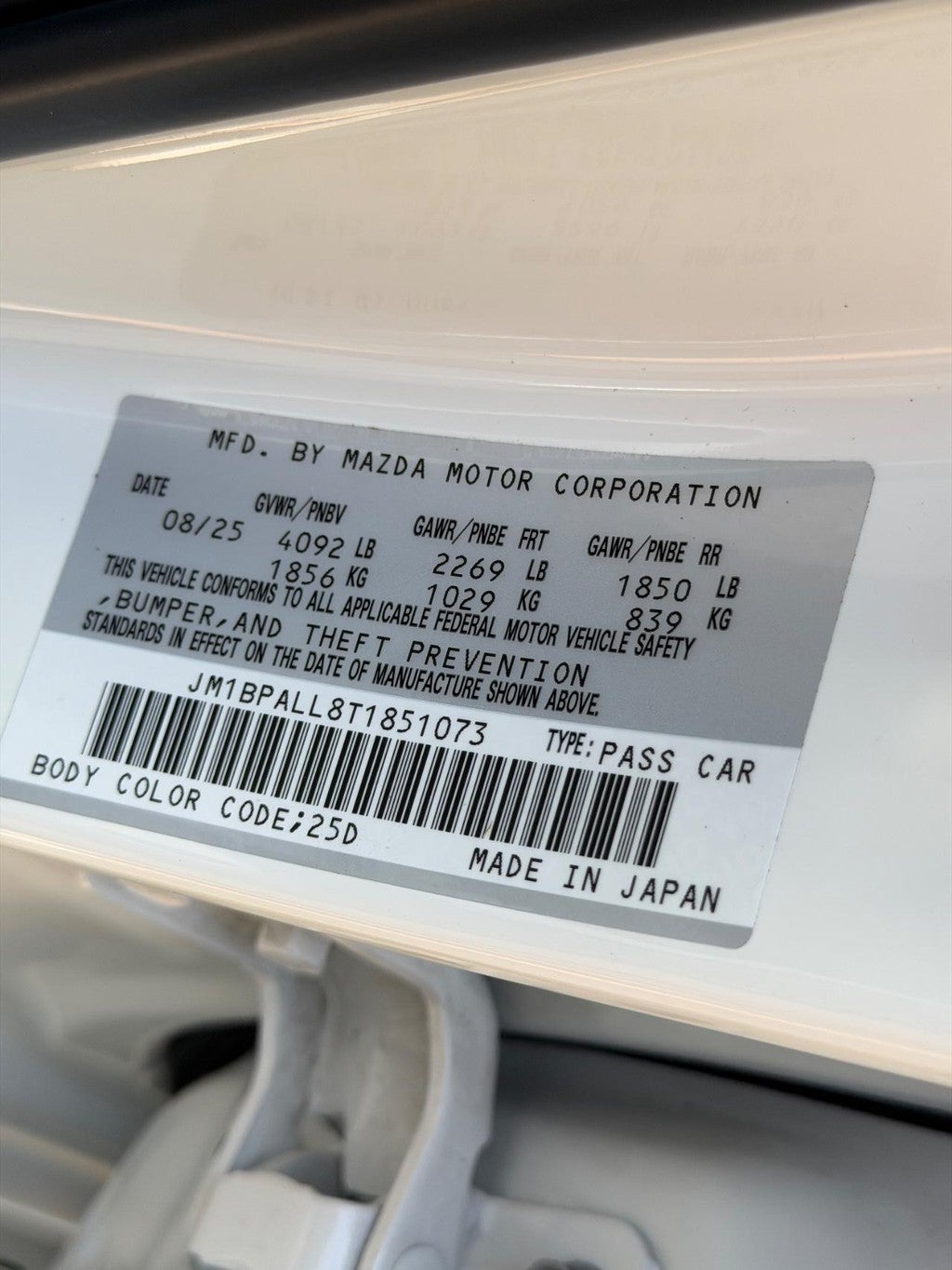 2026 Mazda Mazda3 Hatchback 2.5 S Preferred Auto FWD